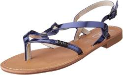 LPB LES PETITES BOMBES Damen Dari Sandalen, Blau Metall, 36 EU von LPB LES PETITES BOMBES