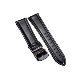 LQXHZ Schnellverschlussbänder Männer Frauen Armbänder Echtes Lederarmband 18 Mm 20 Mm 22 Mm Business-Uhrenarmband Kompatibel Mit DW-Uhrenzubehör (Color : Black (black), Size : 18mm) von LQXHZ