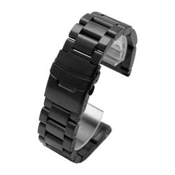 LQXHZ Solide Dicke 5,5 mm 316L Armbänder aus Edelstahl, silberfarben, 22 mm, 24 mm, 26 mm, Uhrenarmband aus Metall, Uhrenarmband, 22mm, Achat von LQXHZ