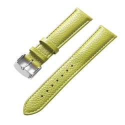 LQXHZ Uhrenarmband aus weichem Leder mit Litschi-Muster, für Herren und Damen, 16 mm, 18 mm, 20 mm, 22 mm, 13 mm, Achat von LQXHZ
