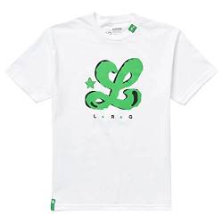 LRG Herren Shakey L Logo T-Shirt, Weiss/opulenter Garten, XL von LRG