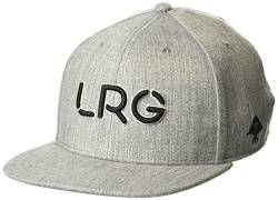 LRG Herren Simpletree Snapback Hut, Grau/Schwarz, Einheitsgröße von LRG