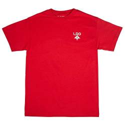 LRG Men's Logo Plus Short Sleeve T Shirt Red 3XL von LRG