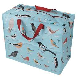 LS-LebenStil XXL Jumbo Bag Garden Birds 55x48x28cm recycled Allzweck-Tasche Riesentasche Shopper von LS-LebenStil