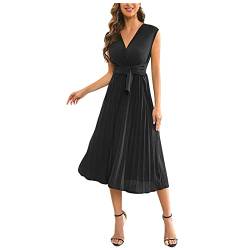 Generic Damen Kleid Leinenkleid Damen Kleid Ausschnitt Spagettiträger Kleid Damen Elegant Kleider Damen Lang Rückenfrei Make The Cut Store Shop Rockabilly Weihnachtskleid Seidenkleid Damen von LSAltd