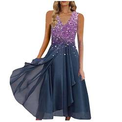 LSAltd Damen Knielang Kleider Islamischen Chiffonkleid Damen Festlich Kleid Transparent Damen Sexy Ausgestellter Abendkleid Weiß Accessoires Damen Schicke Sommerkleider von LSAltd