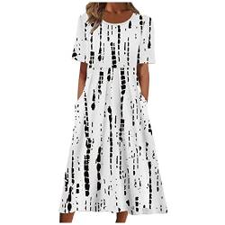 LSAltd Damen Kurz Frau Midi Basic Slim Fit Webstoff Kleid Abendkleid Übergröße Muslimisches Gebet Islamische Robe Maxi Kaftan Türkei Islam Dubai Türkei Kleid von LSAltd