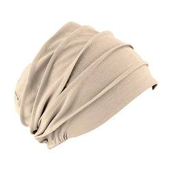 LSGGTIM Turban Damen Chemo Kopfbedeckung, Krebs Mützen Kopftuch Damen Bandana Beanie Hut Baumwolle Chemo Hüte Slouchy Turban Schlafmütze Krebshüte Kopfbedeckung für Frauen Krebs Haarausfall von LSGGTIM