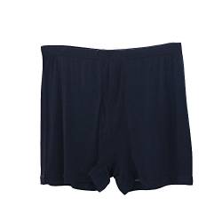 LSHARON Silk Herren 100% Maulbeerseide Dessous Unterwäsche Boxershorts, marineblau, L von LSHARON