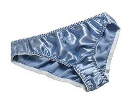 Lsharon Sexy Damen-Unterwäsche aus 100 % Maulbeerseide Gr. Medium, blau von LSHARON