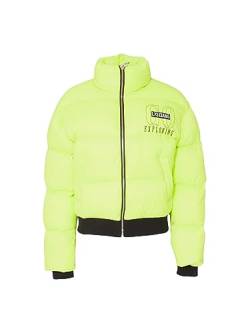 LTB Jeans Damen Bobaba Pufferjacke, Neon Green 5387, L von LTB Jeans