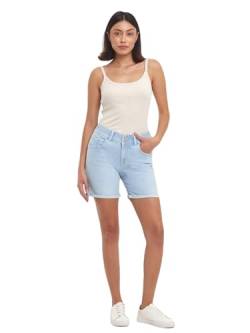 LTB Jeans Damen Jeansshorts Rosina - Bermudashorts mit Reißverschluss und mittlerer Taille hergestellt aus Einer Baumwollmischung - Größe S in der Farbe Blau von LTB Jeans