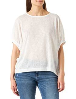 LTB Jeans Damen Jisora T-Shirt, White 100, L von LTB Jeans
