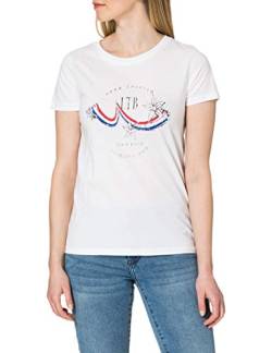 LTB Jeans Damen Kaniwo T-Shirt, White 100, M von LTB Jeans