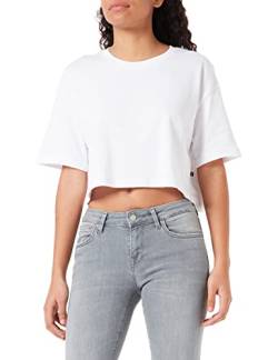 LTB Jeans Damen Lozido T-Shirt, White 100, XL von LTB Jeans