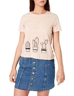 LTB Jeans Damen Sowiza T-Shirt, Rose Dust 3836, XXL von LTB Jeans