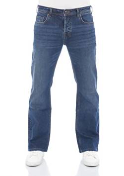 LTB Jeans Herren Hose Timor Bootcut Jeanshose Basic Baumwolle Denim Stretch Tiefer Bund Blau Schwarz w34 w36 w38 w40, Farbvariante:Magne Undamaged Wash (54329), Größe:30W / 36L, 51587-15086-54329 von LTB Jeans