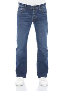 LTB Jeans Herren Jeans Hose Roden Bootcut Jeanshose Basic Baumwolle Denim Stretch Tiefer Bund Blau w28 w29 w30 w31 w32 w33 w34 w36 w38 w40, Farbvariante:Magne Undamaged Wash (54329), Größe:30W / 32L von LTB Jeans