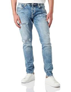 LTB Jeans Herren Jeans Vernon - Jeans Herren Locker aus Baumwollmischung Gerade Denim Dunkel mit Knopfleiste Mittlere Taille - Blau von LTB Jeans