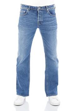 LTB Jeans Hose Herren Bootcut Timor Denim Stretch Tiefer Bund Blau Schwarz 28W - 40W 30L - 36L, Farbvariante:Stormi Wash (53941), Größe:29W / 36L von LTB Jeans