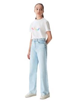 LTB Jeans Jungen-Jeanshosen Oliana G Weit Mittlere Taille mit Reißverschluss aus Baumwolle in Lightblau - Größe 164CM von LTB Jeans