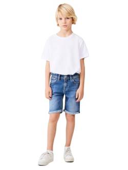 LTB Jeans Shorts für Jungen Lance B Bermudas Slim Mittlere Taille mit Reißverschluss in Blau aus Baumwollmischung - Größe 170CM von LTB Jeans