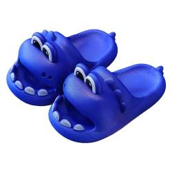 LTWOTEJNG Kleinkind Kinder Mädchen Cartoon Niedlich Strand Wasser Rutschfeste Hausschuhe Schuhe Gummistiefel Kinder 29 (Blue, 30.5 Little Child) von LTWOTEJNG
