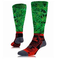 LUF SOX Performance Ride Transform Ganja - Socken für Damen und Herren, Unisex-Größe 35-38, 39-42 und 43-47, funktionell, für Sport und Freizeit von LUF