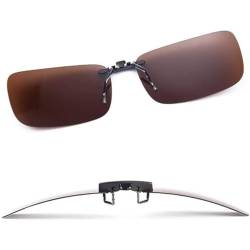 LUFF Polarisierte Unisex-Clip auf Sonnenbrille für verschreibungspflichtige Brillen-gute Clip-Stil Sonnenbrille für Myopie Brille im Freien/Fahren/Angeln von LUFF