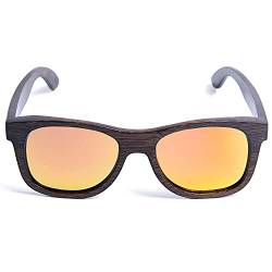 LUI SUI Männer Frauen Retro Holz Polarisierte Linse Sonnenbrille UV Schutz Eyewear Leichte Holzrahmen Float Stil Gläser für Reisen Radfahren Angeln von LUI SUI