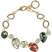 LUISIA® Armband Goldenes Damen Armband mit farbigen Kristallen von Swarovski® (inkl. Schmuckbox) von LUISIA