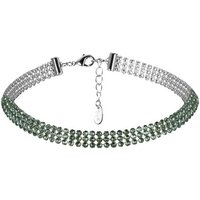 LUISIA® Collier Kropfband Halskette mit Kristallen von Swarovski® (inkl. Schmuckbox), 3-reihig von LUISIA