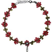 LUISIA® Kette mit Anhänger LUISIA® Stoffblütencollier 'Seraphine' Kropfband m von LUISIA