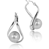 LUISIA® Paar Ohrhänger Geschwungene Ohrringe "Liora" mit Perle von Swarovski® (2-tlg., inkl. Schmuckbox) von LUISIA
