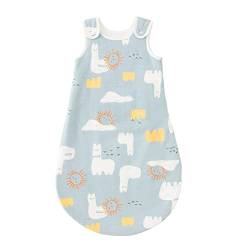 LULUMONKEY Baby Schlafsack Winter 0-6 Monate, 2.5 Tog ärmelloser Schlafsack Neugeborene, Baumwolle Schlafsack Baby Warm für Jungen und Mädchen von LULUMONKEY