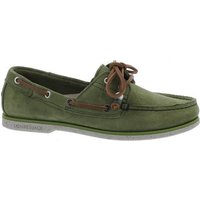 LUMBERJACK Navigator Bootssschuh, Suede (Veloursleder), Light Green SW07804-003 Bootsschuh von LUMBERJACK