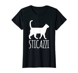 Damen Sticazzi T-Shirt mit Katzen-Motiv, lustiges Geschenk für Frauen T-Shirt von LUMOMIX