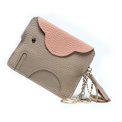 LUMoony Damen Geldbörse Kleingeldbörse mit Reißverschluss 11 * 14 * 1.5cm Mini Geldbörse Brieftasche Kleine Brieftasche Münzbeutel Portemonnaie PU Geldbeutel Coin Purse Wallet für Frauen Kinder von LUMoony