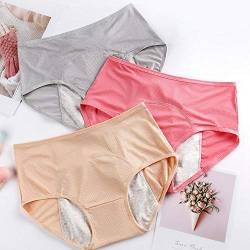 LUMoony Menstruationszyklus Höschen,Damen Unterwäsche auslaufsicher Slip Unterhose Größe L 3er Pack von LUMoony