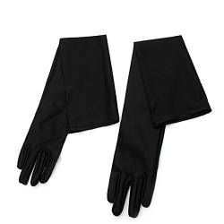 LUOEM Damen lang elastische Handschuhe Elegante Brauthandschuhe Abendhandschuhe für Abschlussfeier Party Ellbogenlänge 55 CM 1 Paar von LUOEM