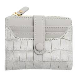 LUOFENG Damen-Geldbörse, modisch, PU-Leder, kleine Geldbörse, Kurze Geldbörse, Kartenhalter, Mädchen, Reißverschlüsse, Clutch-Geldbörse von LUOFENG