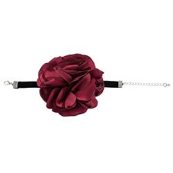 LUOFENG Große blühende Rosen-Blumen-Armbänder für Damen, Trend-Schmuck, Geschenk, modisches Statement, breites Armband von LUOFENG