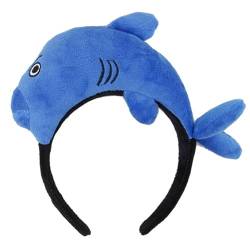 LUOFENG Haarband, lustig, für Fotokabinen, Cartoon-Delfin-Stirnband, Party-Kopfbedeckung, Cartoon-gepolstertes Stirnband für Musikfestivals von LUOFENG