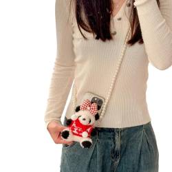 LUOFENG Panda-Schlüsselanhänger,schönes Spielzeug-Zubehör,Schlüsselanhänger-Anhänger,Panda-Handyanhänger,weiches Plüschmaterial für Rucksäcke und Geldbörsen von LUOFENG