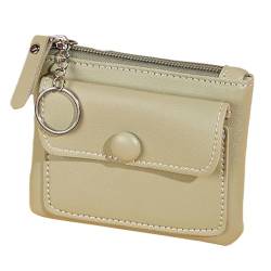 LUOFENG Schulterhandtasche, stilvolle Geldbörse mit Reißverschluss für Damen und Herren, kompakte Geldbörse für Kleingeld und Karten von LUOFENG