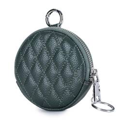 LUOFENG Schulterhandtasche, stilvolle runde Münzbörse, Kleingeldtasche, Kopfhörertasche für Damen, kleine Handtasche mit Reißverschluss von LUOFENG
