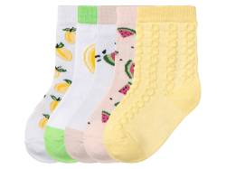 lupilu® Kleinkinder Mädchen Socken, 5 Paar, mit Bio-Baumwolle von LUPILU