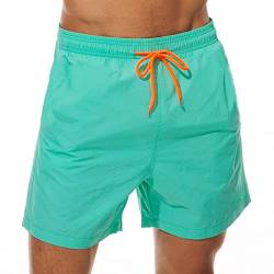 Auflösen Badehose Streich Shorts Lustiges Geschenk für Bruder Freund Junggesellenabschied Strandparty im Schwimmbad, Cyanblau, S von LUSKOPA