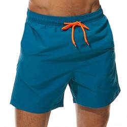 Auflösen Badehose Streich Shorts Lustiges Geschenk für Bruder Freund Junggesellenabschied Strandparty im Schwimmbad, aqua blue, L von LUSKOPA