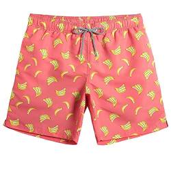 Lösende Badehose Streich Shorts Lustiges Geschenk für Bruder Freund Junggesellenabschied im Schwimmbad, Banane Orange, Large von LUSKOPA